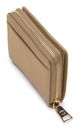 Lazarotti Bologna Leather Zip Wallet With 6 Card Slots Sand