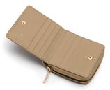 Lazarotti Bologna Leather Zip Wallet With 6 Card Slots Sand