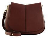 GIANNI CHIARINI Helena Round Crossbody Bag Wine Berry