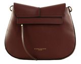 GIANNI CHIARINI Helena Round Crossbody Bag Wine Berry