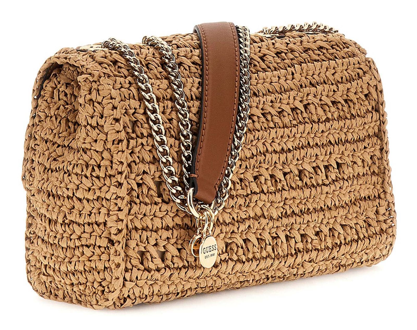 GUESS Irene Convertible Xbody Flap Natural / Cognac GUESS Irene Convertible Xbody Flap Natural / Cognac