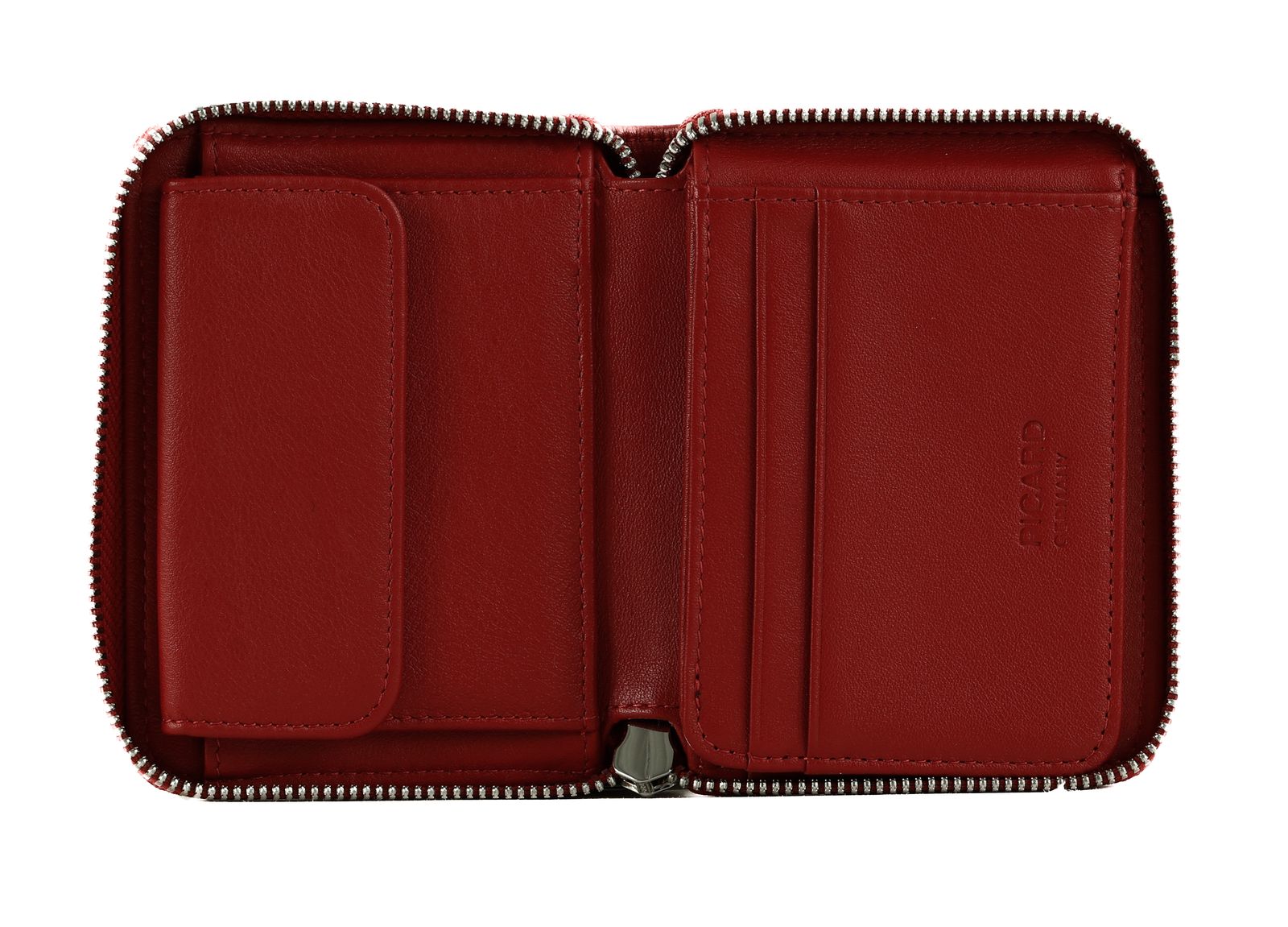 PICARD Bingo Zip Around Wallet Red PICARD Bingo Zip Around Wallet Red