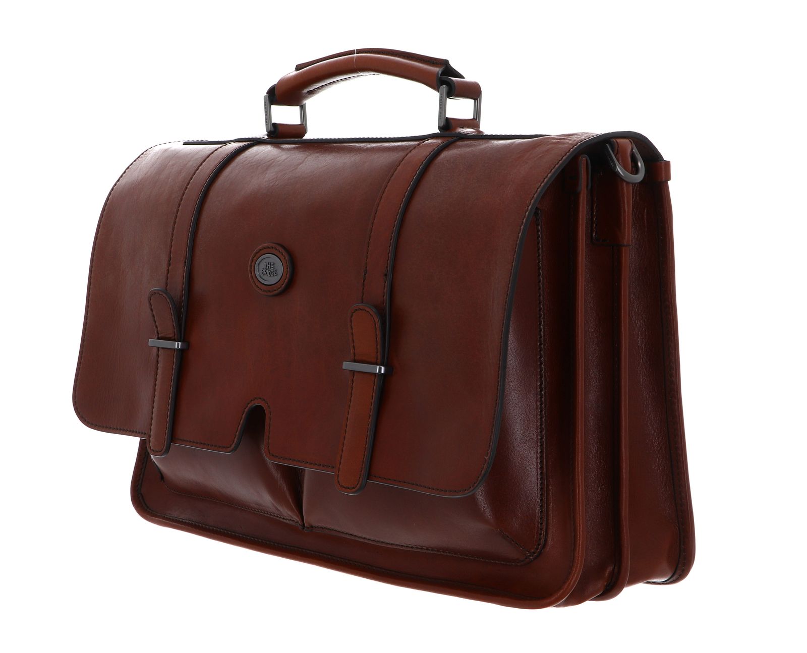 THE BRIDGE Isaia Briefcase Marrone TB / Rut. Sc. Opaco THE BRIDGE Isaia Briefcase Marrone TB / Rut. Sc. Opaco