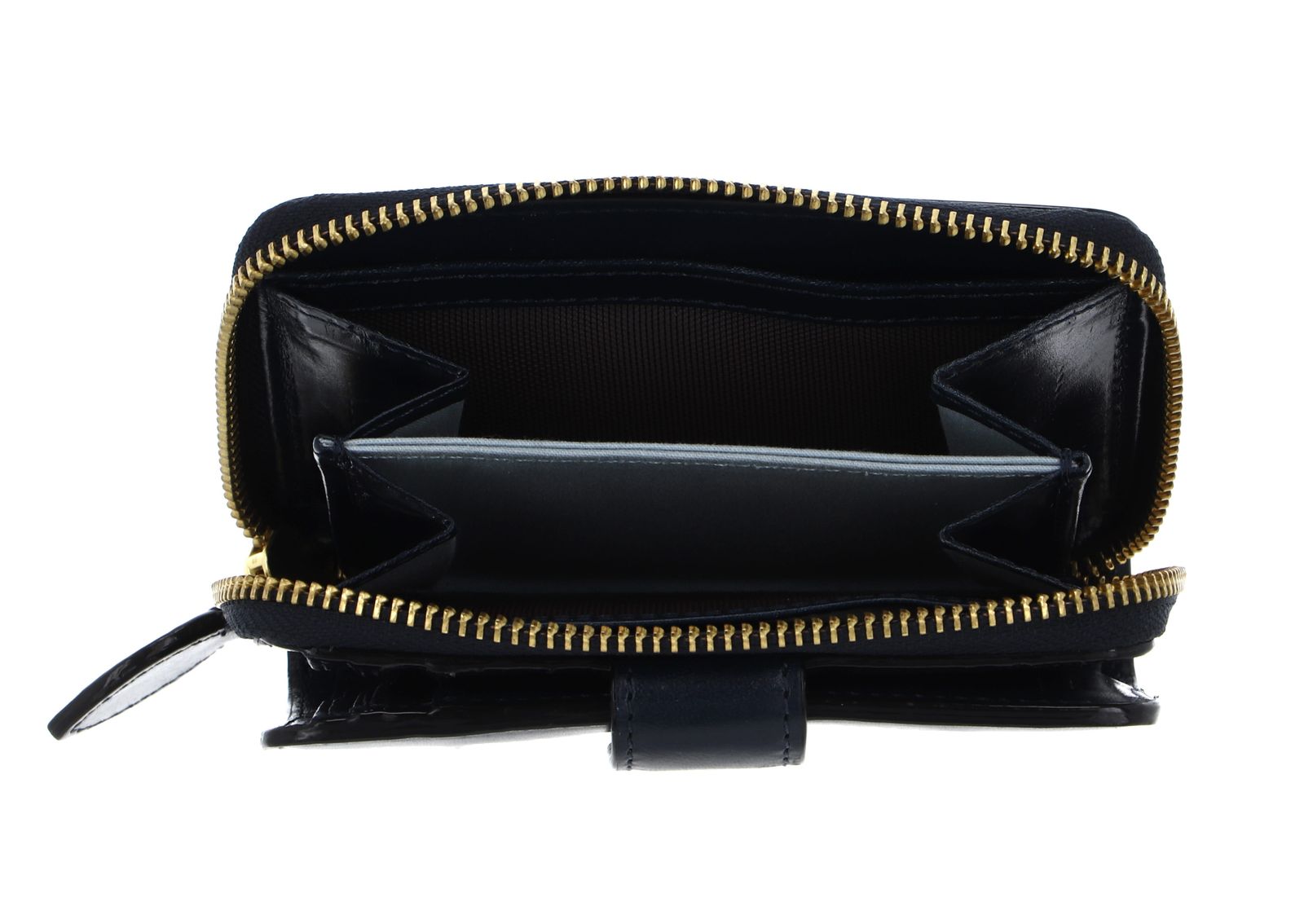 THE BRIDGE Frida Zip Around Wallet Oltremare / Oro THE BRIDGE Frida Zip Around Wallet Oltremare / Oro