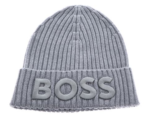 BOSS Lara Beanie Light / Pastel Grey BOSS Lara Beanie Light / Pastel Grey