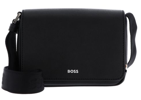 BOSS Zair Flap Crossbody Black BOSS Zair Flap Crossbody Black