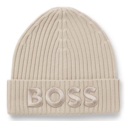 BOSS Lara Beanie Light Beige