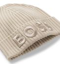 BOSS Lara Beanie Light Beige