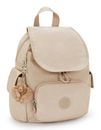 kipling Basic Plus City Pack Mini Backpack XS Sparkled Beige kipling Basic Plus City Pack Mini Backpack XS Sparkled Beige