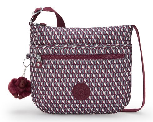 kipling Basic Print Arto Shoulderbag 3DK Wine kipling Basic Print Arto Shoulderbag 3DK Wine