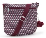 kipling Basic Print Arto Shoulderbag 3DK Wine kipling Basic Print Arto Shoulderbag 3DK Wine