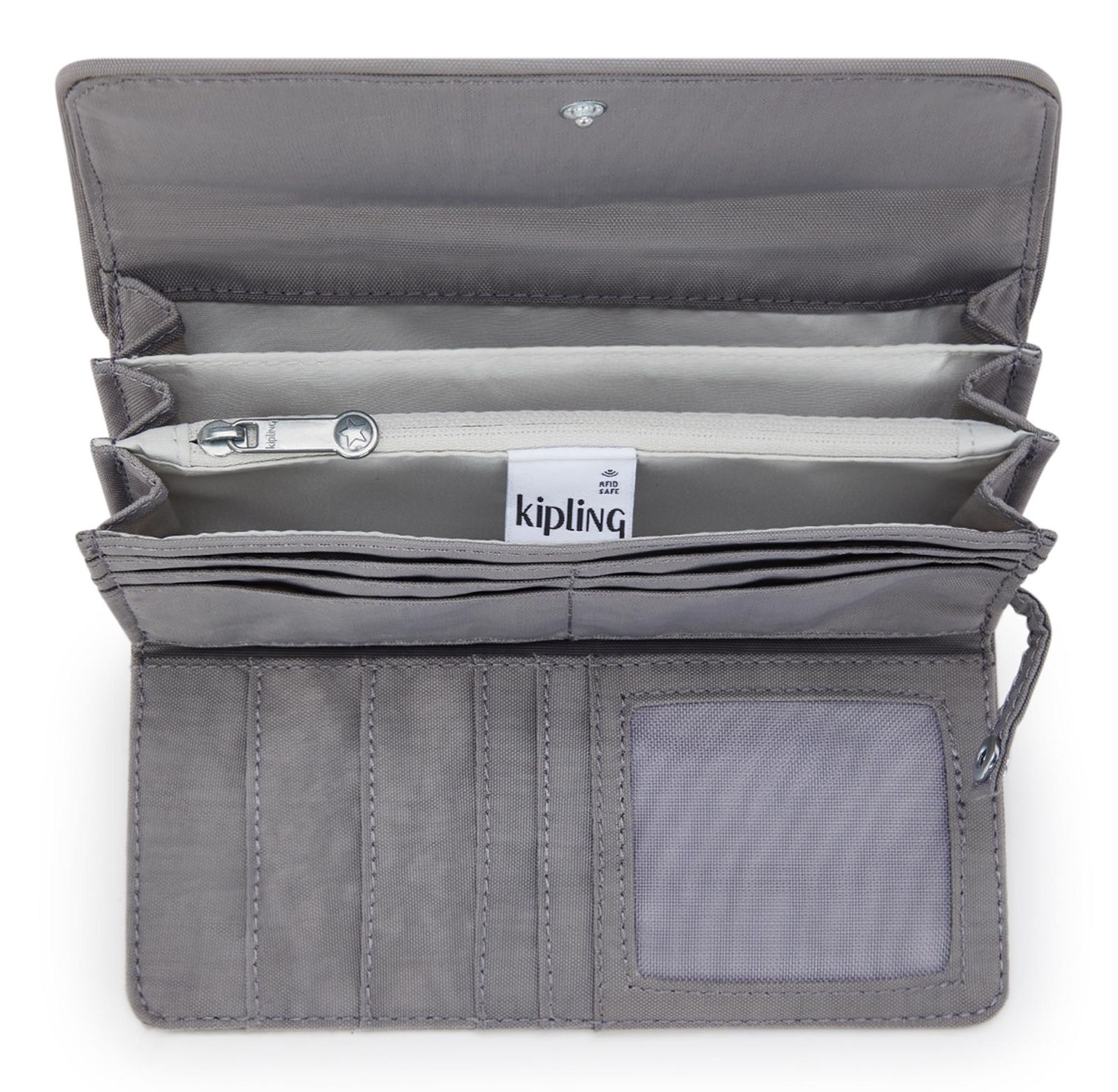 kipling Basic Money Land Wallet L Inviting Grey kipling Basic Money Land Wallet L Inviting Grey