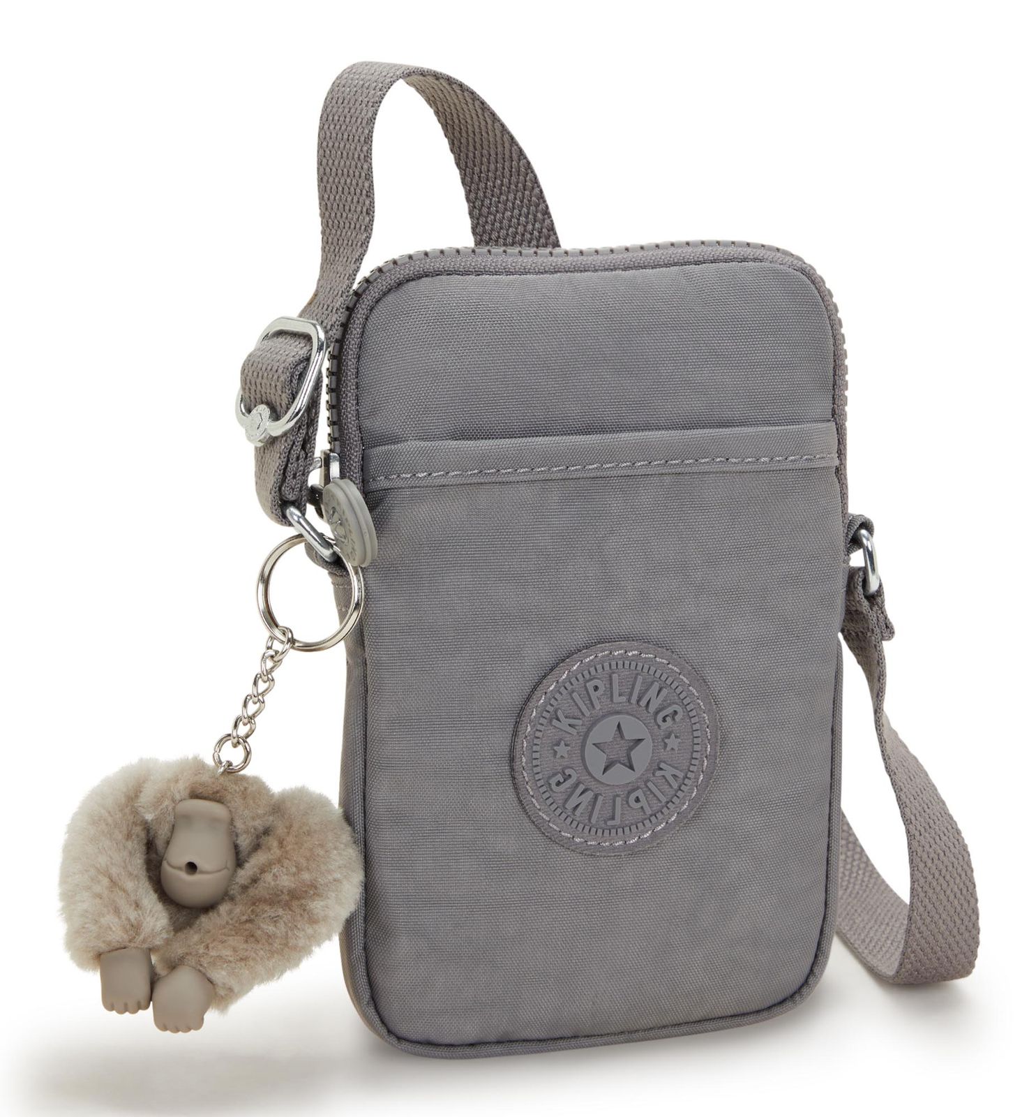 kipling Classic Tally Phone Bag Inviting Grey kipling Classic Tally Phone Bag Inviting Grey