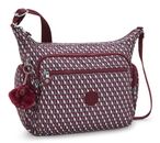 kipling Basic Print Gabbie Shoulderbag M 3DK Wine kipling Basic Print Gabbie Shoulderbag M 3DK Wine