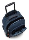 kipling Back To School New Zea Wheeled Backpack True Blue Tonal