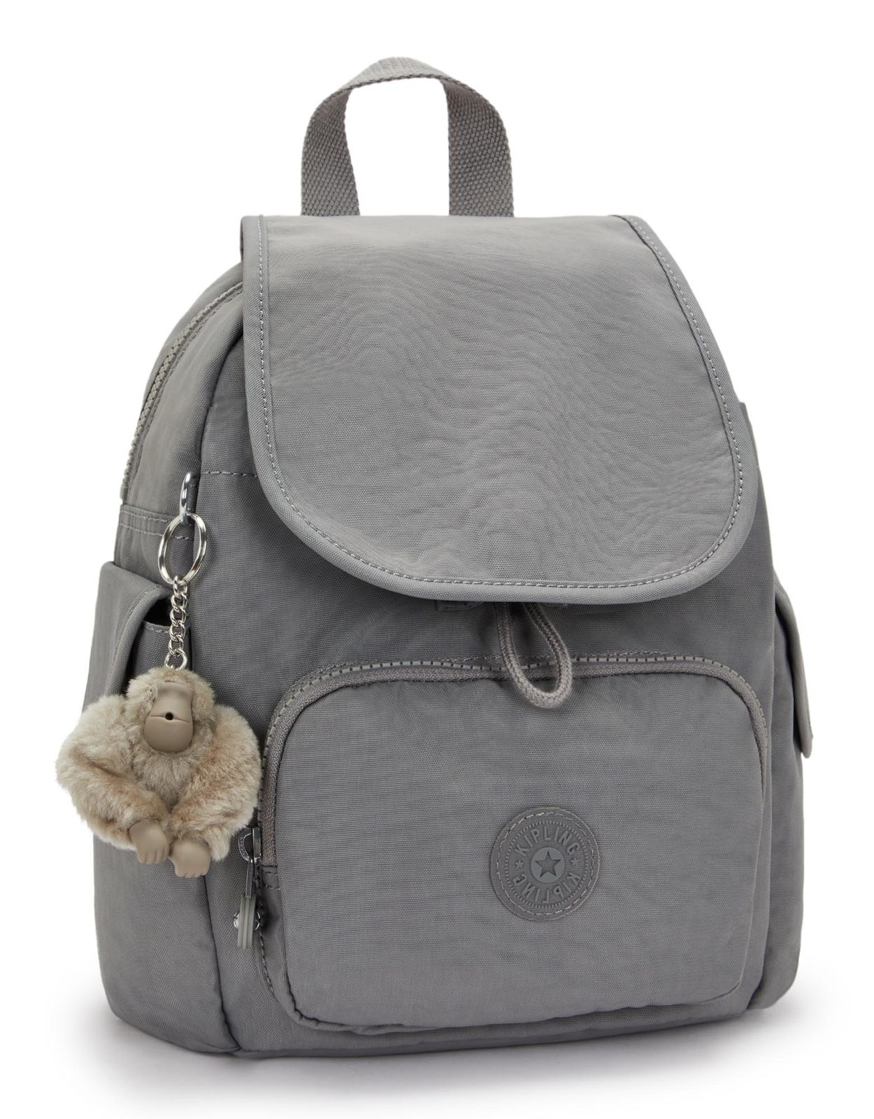 kipling Basic City Pack Mini Backpack XS Inviting Grey kipling Basic City Pack Mini Backpack XS Inviting Grey