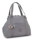 kipling Eyes Wide Open Art M Travel Tote Inviting Grey