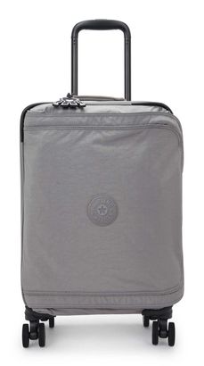 kipling Basic Spontaneous Cabin Size Wheeled Luggage S Inviting Grey