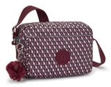 kipling Basic Print Abanu Crossbody M 3DK Wine kipling Basic Print Abanu Crossbody M 3DK Wine