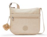kipling Basic Plus Arto Crossbody Bag Sparkled Beige kipling Basic Plus Arto Crossbody Bag Sparkled Beige