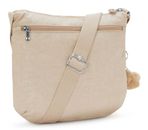 kipling Basic Plus Arto Crossbody Bag Sparkled Beige kipling Basic Plus Arto Crossbody Bag Sparkled Beige