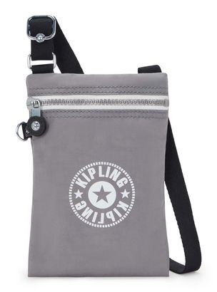 kipling Center Afia Lite Smalll Crossbody Bag Inviting Grey C