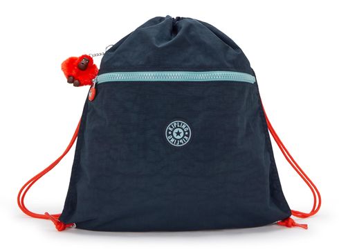 kipling Back To School Supertaboo Backpack M Cosmo Blue C