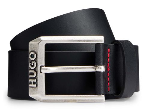 HUGO Gelio Sz40 Leather Belt W95 Black