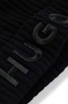 HUGO Beanie Black