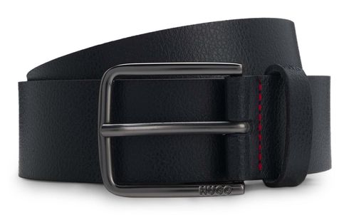 HUGO Gerik Lam Belt W80 Navy