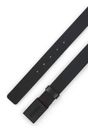 HUGO Gethon Sz35 Leather Belt W100 Black