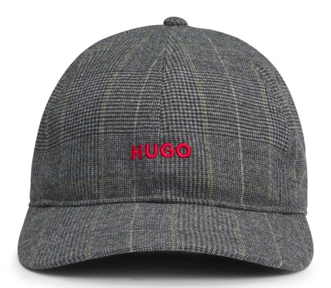 HUGO Mett Hunting-Crest Cap Medium Grey