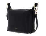 FURLA Vitello Claris Lux Tonie Hobo Bag XS Nero