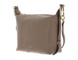 FURLA Vitello Claris Lux Tonie Hobo Bag XS Greige