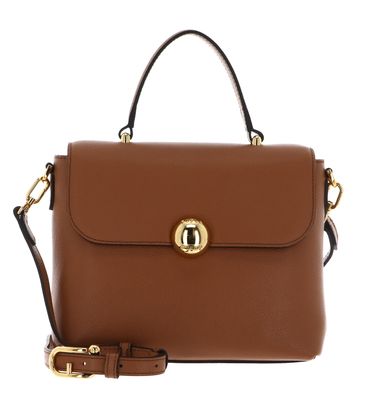 FURLA Vitello Night Moonlight Top Handle Bag S Brandy
