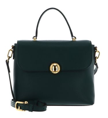 FURLA Vitello Night Moonlight Top Handle Bag S Botanical Green