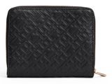 TOMMY HILFIGER TH Iconic Zip Around Wallet Black