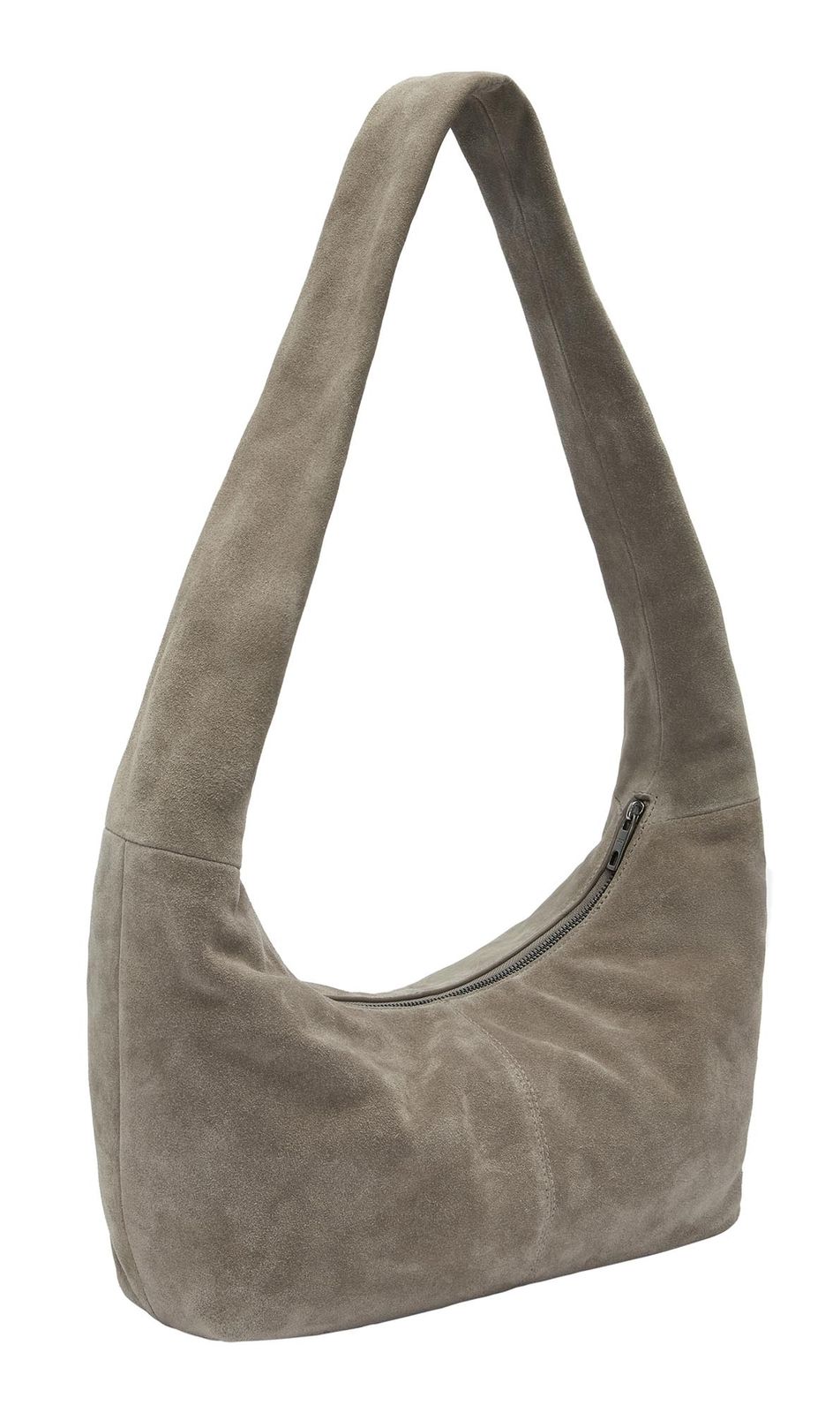 LIEBESKIND BERLIN Bos Taurus Hobo Bag Neutral Grey LIEBESKIND BERLIN Bos Taurus Hobo Bag Neutral Grey