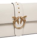 PINKO Love One Classic Slouchy FL L Bianco Seta - Antique Gold PINKO Love One Classic Slouchy FL L Bianco Seta - Antique Gold