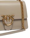 PINKO Love One Top Handle Classic Light M Noce - Antique Gold PINKO Love One Top Handle Classic Light M Noce - Antique Gold