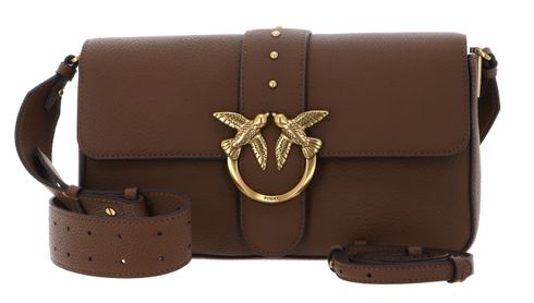 PINKO Love One Classic Slouchy FL L Marrone - Leone - Antique Gold