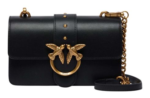 PINKO Love One Mini ST. CL. S Nero - Antique Gold PINKO Love One Mini ST. CL. S Nero - Antique Gold
