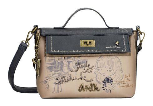 Anekke Studio Crossbody Bag With Flap Multicolor