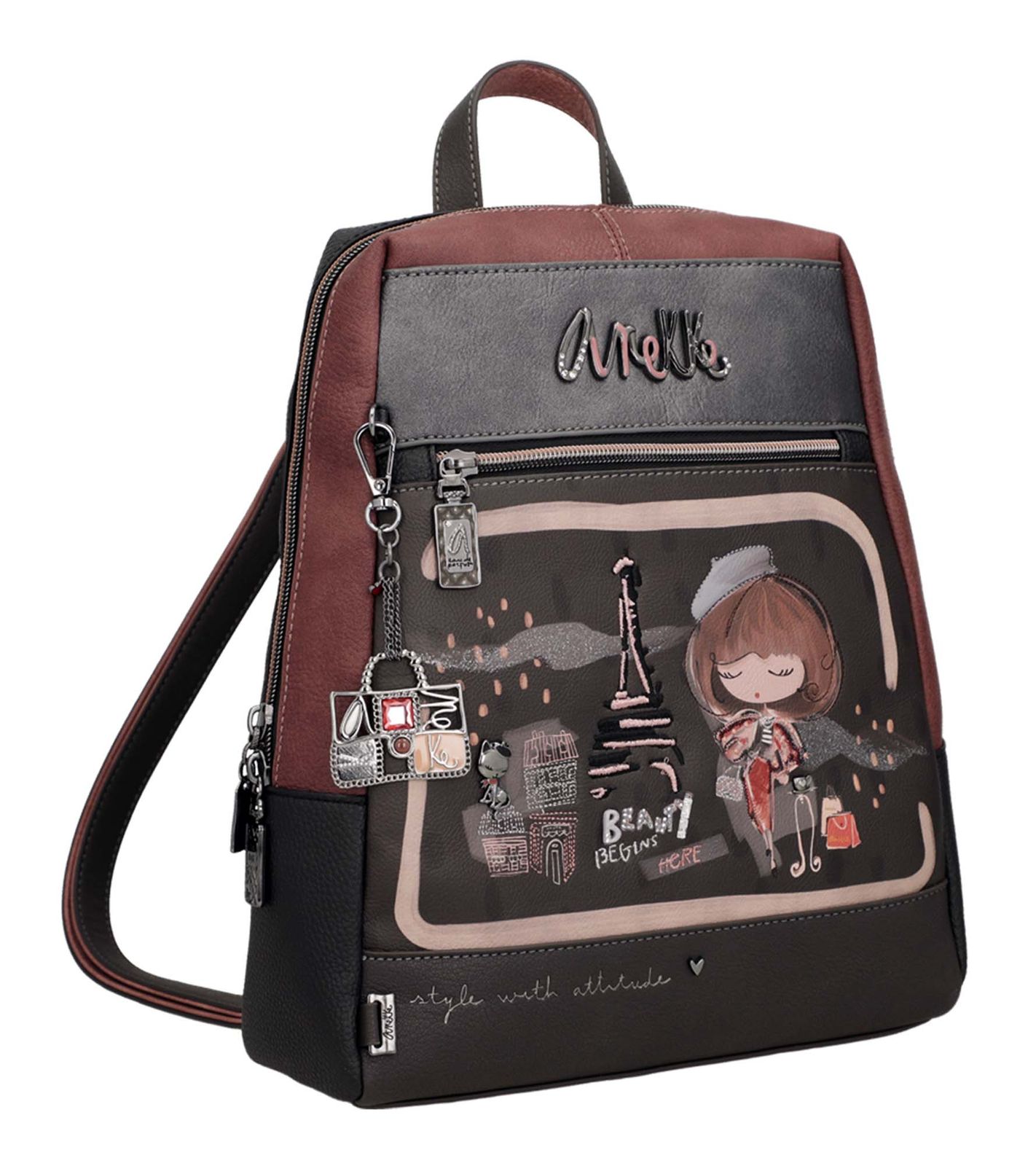 Anekke Mademoiselle City Backpack Multicolor Anekke Mademoiselle City Backpack Multicolor