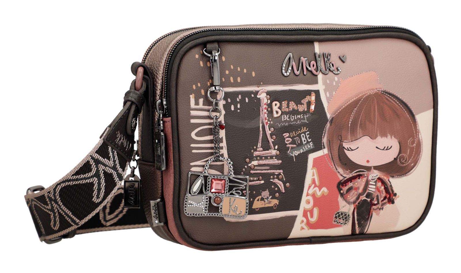 Anekke Mademoiselle 2 Compartment Crossbody Bag Multicolor Anekke Mademoiselle 2 Compartment Crossbody Bag Multicolor
