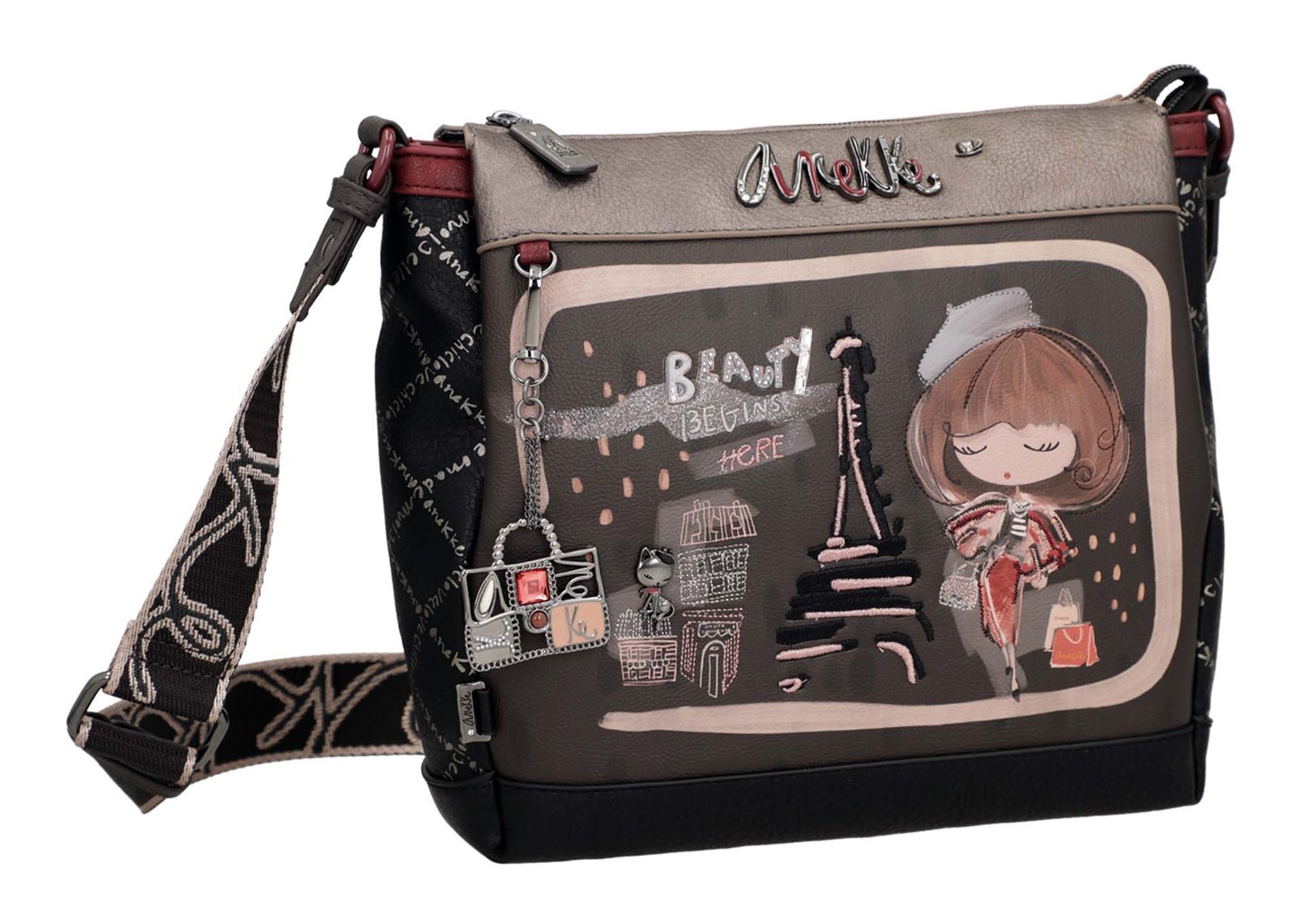 Anekke Mademoiselle 3 Compartment Crossbody Bag Multicolor Anekke Mademoiselle 3 Compartment Crossbody Bag Multicolor