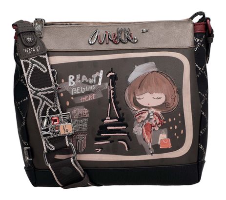 Anekke Mademoiselle 3 Compartment Crossbody Bag Multicolor