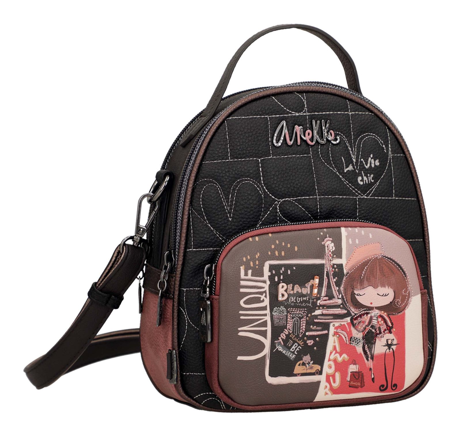 Anekke Mademoiselle City Backpack S Multicolor Anekke Mademoiselle City Backpack S Multicolor