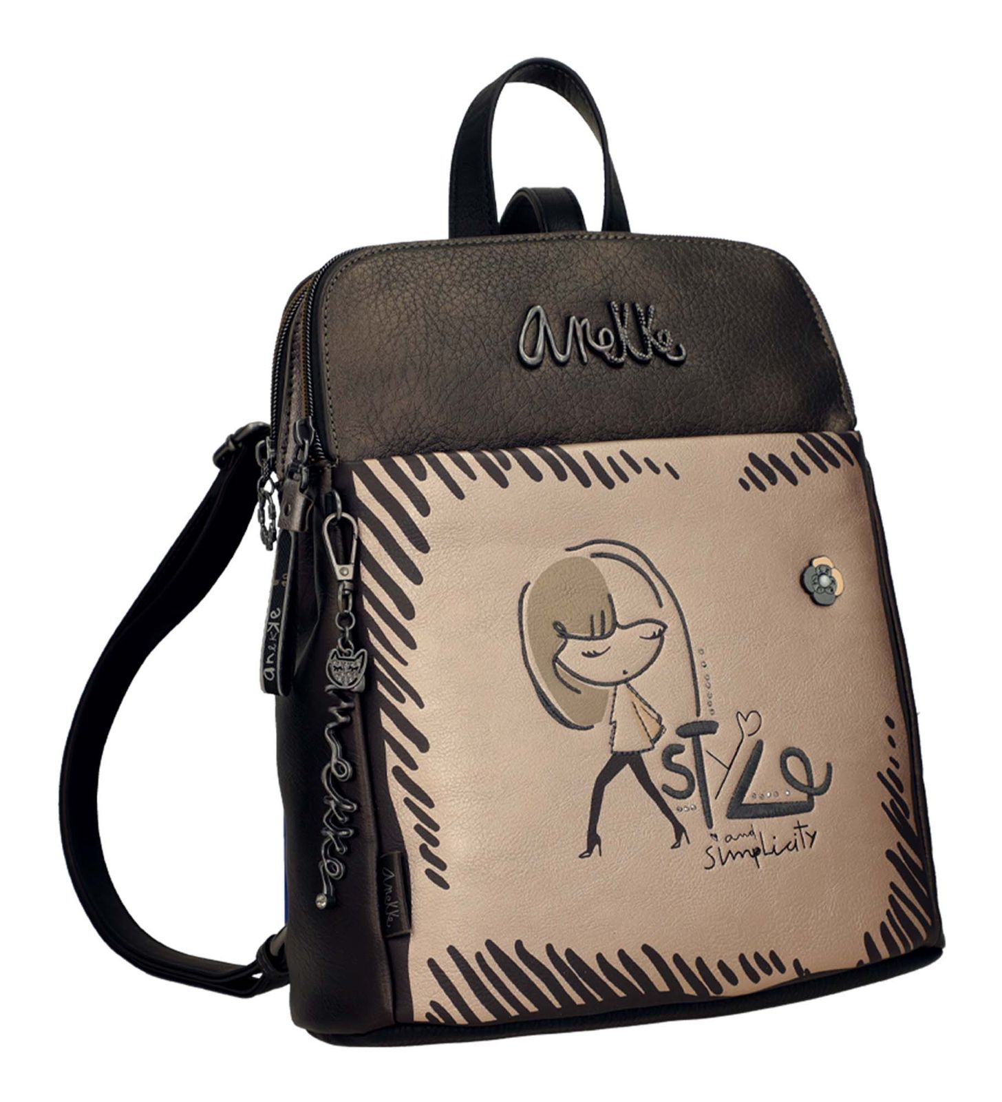 Anekke Nature Koko 2-Compartment Backpack Multicolor Anekke Nature Koko 2-Compartment Backpack Multicolor