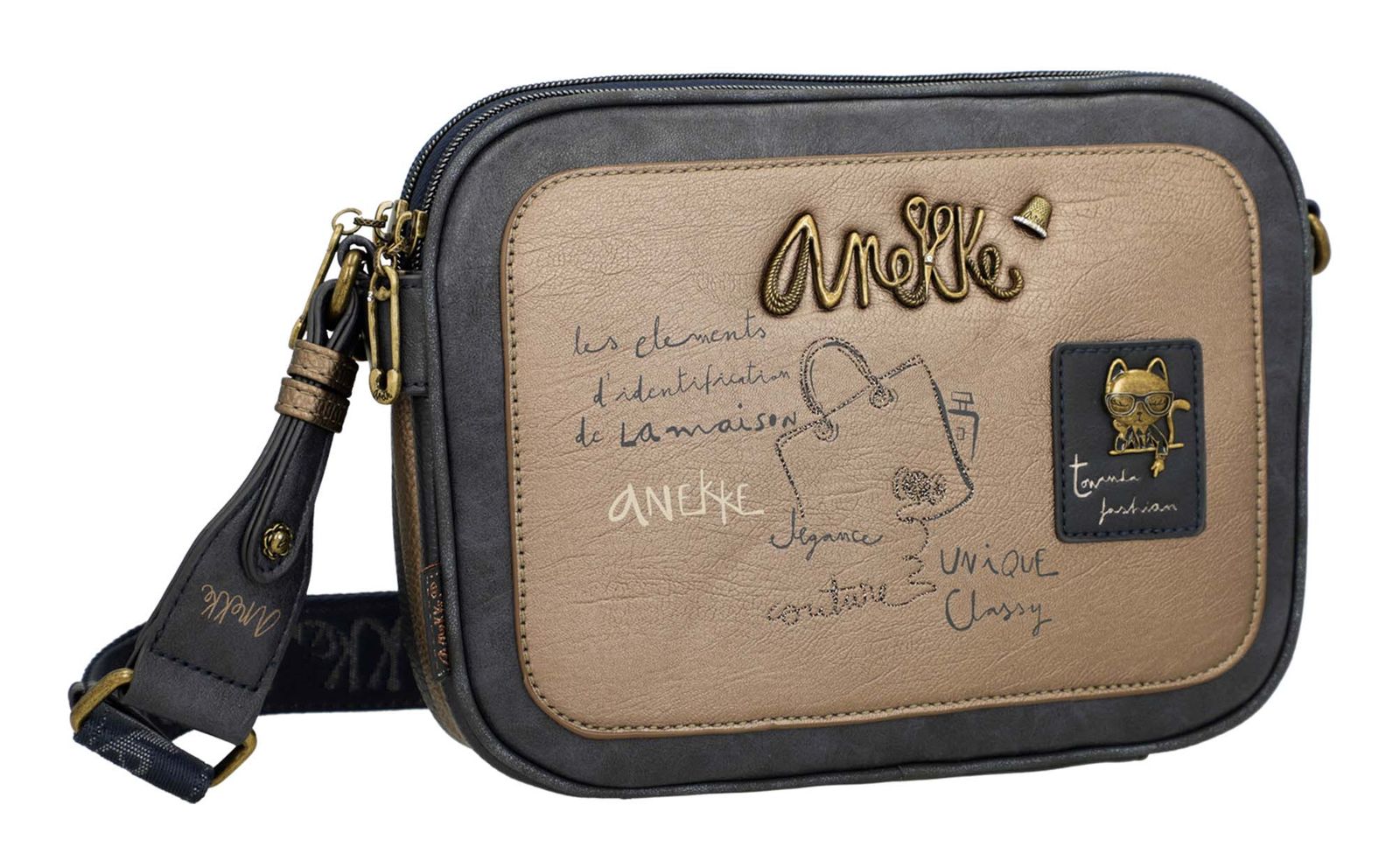 Anekke Boutique 3 Compartment Crossbody Bag Multicolor Anekke Boutique 3 Compartment Crossbody Bag Multicolor